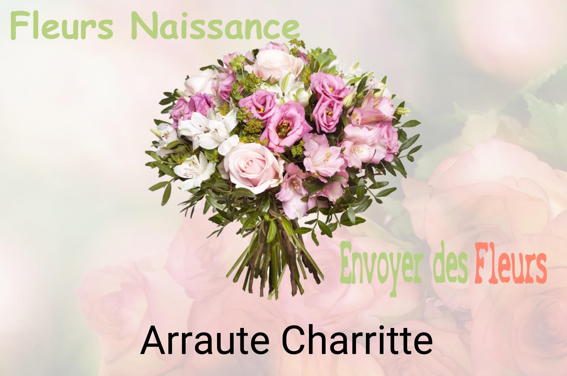 Bouquet de fleurs de naissance livré à Arraute-Charritte